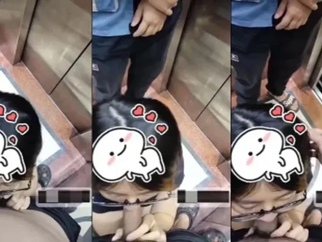 Em sgbb bú mút trong thang máy thì có người lạ vô