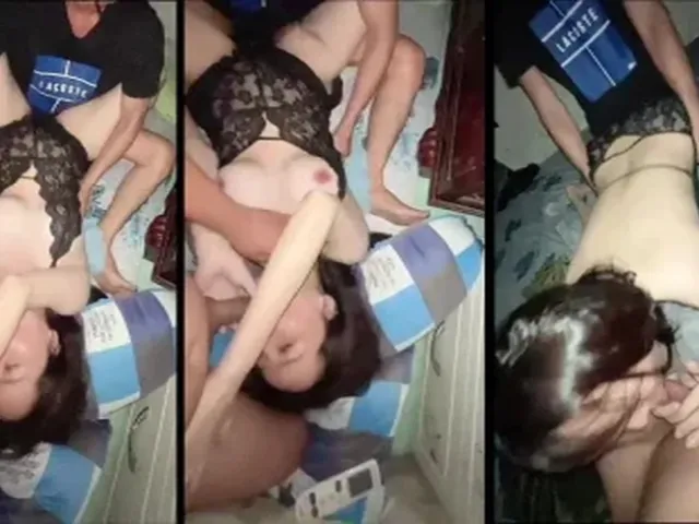 Chơi tập thể vợ bạn ngay trong phòng của vợ chồng