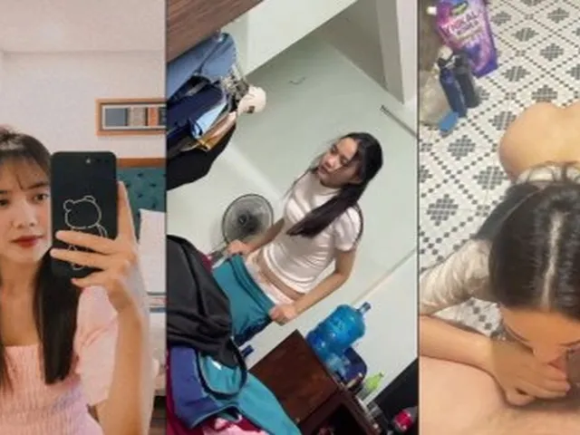 Em sinh viên bướm hồng anh hành hạ em từ phòng tắm ra đến giường