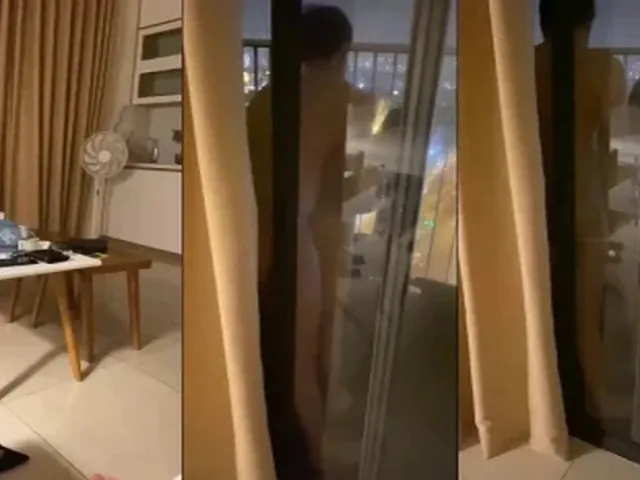 Thằng bạn đưa ra ban công chung cư chơi em nó rên cả tòa nghe thấy