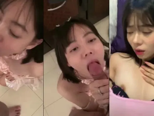 Mặc đồ cô dâu bú cu như mút kem em thèm quá còn liếm môi